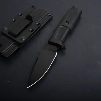 CK0078 Titanium Nož s fiksnom oštricom TPR Ručka Vanjski Taktički Kamp Lov Opstanak Ručni Alat Vojne EDC Alati