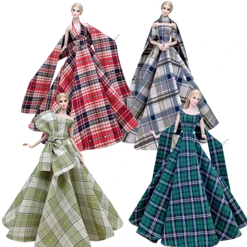 Плетеное Modni vjenčanica za lutke Barbie, Odijevanje Odjeće Velike večernja haljina Večernja haljina 1/6 Pribor za lutke Dječje igračke