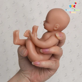 RSG 6 Cm 15 cm Puna Silikonske Lutke Bebes Reborn Spavanje Dijete Realno Mini-Lutka Reborn Iznenađenje Za Djecu anti-stres