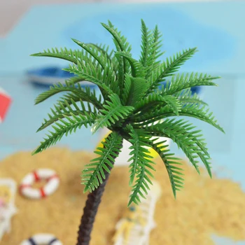50 kom. 16 cm Mini-Model Kokos Palme Minijaturni Biljni Krajolik Krajolik Umjetna Plaža Primorski Krajolik Izgleda