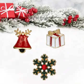 3 Pakiranje igle za брошей Skup ukrasne igle DIY Obrt Mini-Crtani ikone za odjeću Božićni domjenak za zabave, Za žene i muškarce