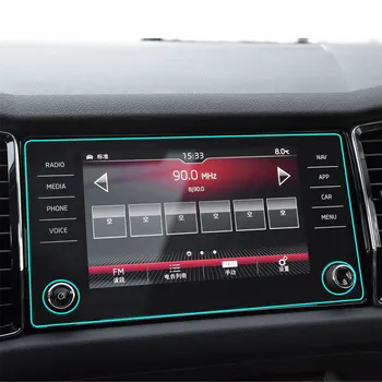 Za Škoda kodiaq Bolero Amundsen 2017-2020 8-inčni Zaslon Zaštitnik Od Kaljenog Stakla Auto GPS navigacijski Ekran Zaštitni Film