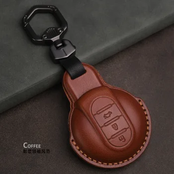 Torbica za ključeve od automobila za kvalitetan kožnu mini torbice za ključeve od automobila s kopčom za BMW MINI minicooper
