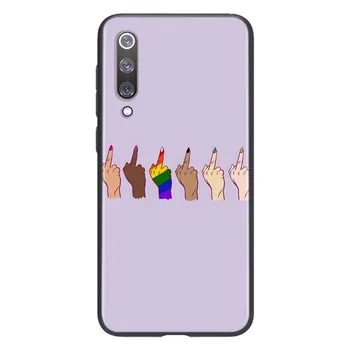 Silikonska torbica LGBT Rainbow peder za Xiaomi Mi Note 11i 10i 11 10 T 10 9 9 T 8 SE Lite Pro Ultra 5 G Torbica za telefon