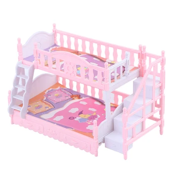 Lutkarska Igračka Namještaj U Europskom Stilu krevet na Kat Bračni krevet na Kat Igračka za Djevojčice Na Rođendan