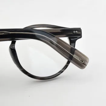 Brand Okrugle naočale za žene 2021 optički bodove u okvirima za muškarce vintage Retro kratkovidost na recept Modni rimless za naočale OV5450SU