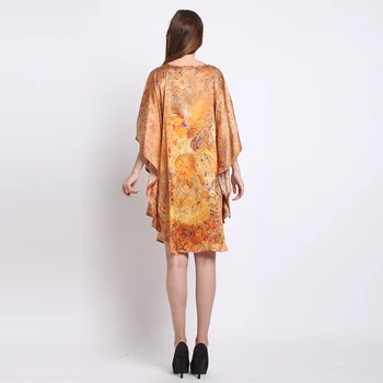 CISULI Svila duga haljina je Prirodna svila Пижама spavaćica Duga haljina Nove Ljetne Stilova Donje kućni haljina