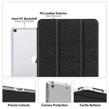 Funda Huawei MediaPad T3 9,6 10 AGS-W09 AGS-L09 AGS-L03 Torbica za tablet s magnetskom postoljem Kožna Flip torbica za buđenje/za spavanje Smart cover