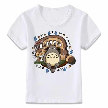 Dječja odjeća unisex Moj susjed Totoro i Mačka Autobus Anime Šumski Duh Za dječake i djevojčice Ljetna majica Majice za djecu oct1020
