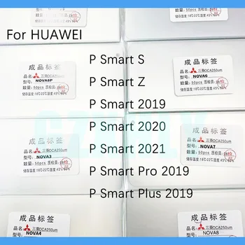 50шт 250um OCA Optički Prozirno Ljepilo Za Huawei Psmart S Z P Smart Pro Plus 2020 2021 2019 LCD-touch Stakleni Objektiv Film OCA Ljepilo