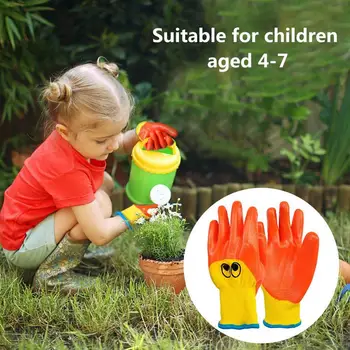 Dječji Vrt Latex Rukavice Multi-za Višekratnu upotrebu Vodootporne Zaštitne Rukavice za Vanjsku dvorišta DIY Projekt