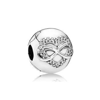 925 Sterling Srebra Crown loptu Miš Magnolia luk okrugle Kuglice su Pogodne Originalni Ovjes Pandora Narukvice DIY Ženski nakit