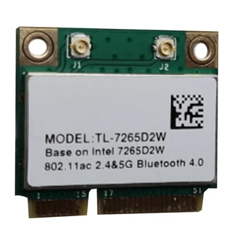 MC-AC7265 Mini PCI-E Gigabitne Dvofrekvencijska Bežična mrežna kartica Bluetooth 4.2 Mrežna kartica 