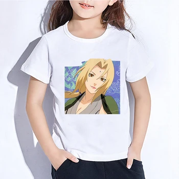 Naruto Majice Anime figure s po cijeloj površini Сунаде t-Shirt Dječji zabavna odjeća za djevojčice Godišnje Casual majica Dječja sportska odjeća odijelo