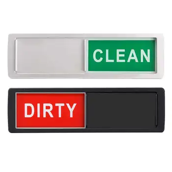 2 Boje Savjeti za čišćenje sobu Znakove čistoće Hotelske Magnetic Znakovi Akril Magnet Za perilicu Čisti Prljave Znak Dekor osnovnoj sobe