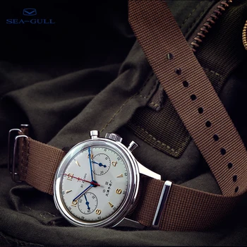 Sat Seagull Gospodo Mehanički sat Avionski kronograf Seagull D304.1963 Mehanički sat sa ručnim pogonom Seagull 1963