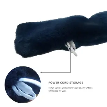 2020 Zimi Toplo Vratne Maramicu s grijanom Šal s grijanom USB Šal s električnim grijanjem Šal Šal Mekani Topli Šal za žene i Muškarce Izravna dostava