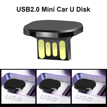 Automobil USB2.0 Mini Flash drive UDisk Pendrive Auto SUV Vodootporan Ugrađen Glazbeni Video USB-memorijski štapić Računalo TV Memorija USB pogon Pribor