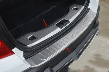 Za Chevrolet TRAX-2018 zaštita praga prtljažnika od nehrđajućeg čelika Zaštita praga prtljažnika Zaštita od grebanja automobila styling