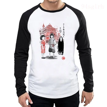 Totoro Studio Гибли Majica Za muškarce/žene Harajukku Уллзанг Miyazaki Hayao Kawai Majica dugi rukav Unisex Slatka Anime t-shirt Muški