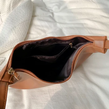 Popularan Dizajn Torbe-baguettes za ispod pazuha Za žene od umjetne kože Male torbe na rame Mini Modne torbe, Ženske Jednostavne ženske torbe