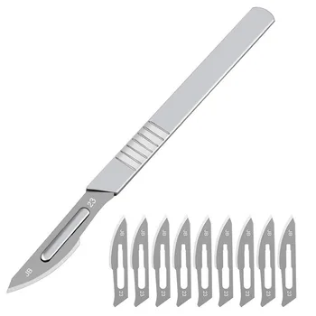 Metalni Skalpel 11 Protuklizni Nož Zanatske Rezanje nož Mobilni telefon, Prijenosno Računalo Priručnik za održavanje pcb Oštrica alata