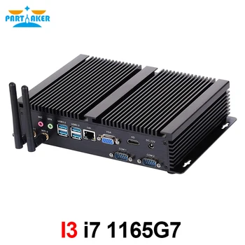 Industrijski Mini-PC Računalo Intel Core i7 1165G7 Stolni PC-Win 10 2*DDR4 M. 2 NVMe+Msata+2,5