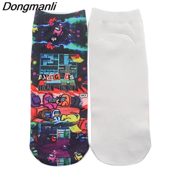 BG400 Dongmanli 1 Par Igra Astronaut Proljeće Ljeto Čarape Crtani Prozračni Smiješno Čarapa Modni Udobne Čarape Čarape do gležnja