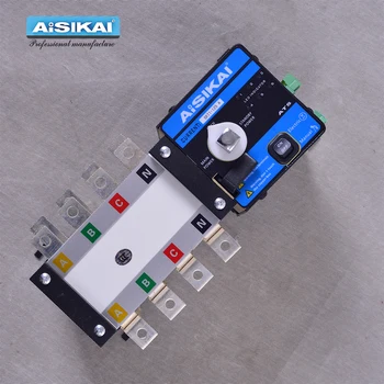 AISIKAI ATS 125A 4P kontroler dvostruko moć automatski prekidač za prebacivanje dijelova 220 380 U električni dizelski generator ploča 3 faze