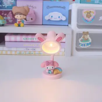 11 cm Kawaii Cinnamoroll Moja Melodija Санрио Pliš DIY Mini lampe Medo Crtani Slatka Anime Pliš Igračke za Djevojčice Poklon za rođendan