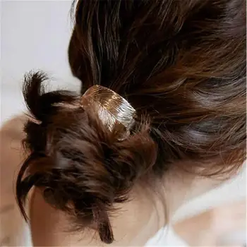 Оголовье Prodaja gumenih držača za kosu poni rep list 2020 ženski oblik uže