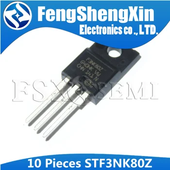 10 kom./lot STF3NK80Z TO-220F STF3NK80 TO-220 F3NK80Z MOSFET tranzistor za napajanje