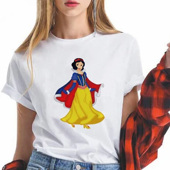 Princeza ariel Ženska t-shirt Crtani film mala Sirena kratkih Rukava Odjeća izvrstan Dizajn s okruglog izreza Branded odjeću Disney