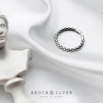 Prsten od 925 sterling srebra Korejski Hot Stil Тайское Srebro je Jednostavno Klasicni Винтажное Otvoreni Prsten Nakit za žene