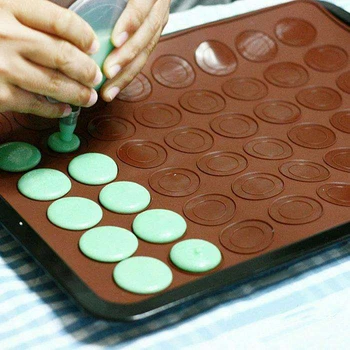 Silikonska Peć za pečenje bademovo kolačić Čokolade oblik Otirač s 30 karijesa DIY Oblik za tortu Tepih za pečenje Korisnih alata alati za torte Kalup za pečenje