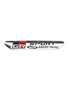 1pc 3D Metalni Auto Oznaka GR Gazoo Racing Ikonu Simbol Naljepnica za Toyota HV YARiS GRMN GR Sport RЅ RC RS Prius Lexus YARiS GRMN