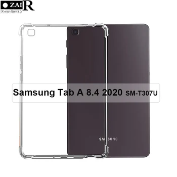 Za Samsung Galaxy Tab, A 8,4 2020 SM-T307 Torbica Silikon Torbe za tablete Soft Stražnji poklopac TPU za Samsung SM-T307U Zaštitna ljuska