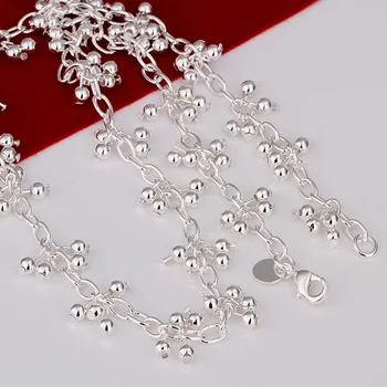 Ulične i divlje perle od 925 sterling srebra lanca ogrlice za žene luksuzne dizajnerske nakit modni večernje vjenčanje pribor pokloni