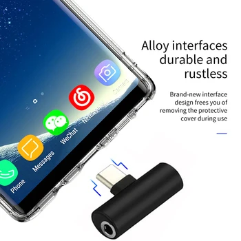 Za Motorola Moto G7 Power G5 G6 G5S Plus Z3 Play Z Z2 Force USB Tip C do 3,5 mm Priključak za Adapter je Pretvarač Slušalice, AUX Audio