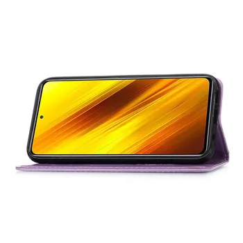 Torbica za telefon Xiaomi Poco X3 Pro Torbica Kožni novčanik Sjedalo na ATP Xiaomi Poco X 3 X3 Pro NFC F3 M3 Stražnji poklopac PocoX3 Pro Coque