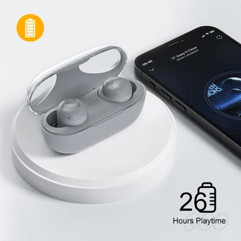 QCY T17S Bluetooth Slušalice aptX Qualcomm Bluetooth 5.2 TWS Bežične Slušalice Glasovni Asistent osjetljiv na Dodir za Upravljanje Slušalice tip C