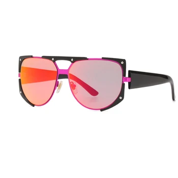 D&T 2021 Nova moda Ovalne naočale za žene i za muškarce Gradijenata Leće Okvir za PC Kvaliteta Brand Dizajner Berba Pješačenje Putovanja Sunčane naočale