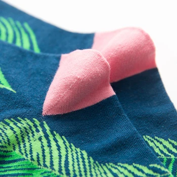 Leptir Moda 2020 Stil Čarape Kratak Uzorak Zabavne pamučne čarape Ženske Zimske Muški Unisex Biljka Kratke Čarape, Ženske