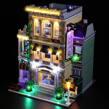 Komplet Led Rasvjeta za 10278 Igračka Construction Kit Policijske stanice (NIJE uključen u Set Lego)