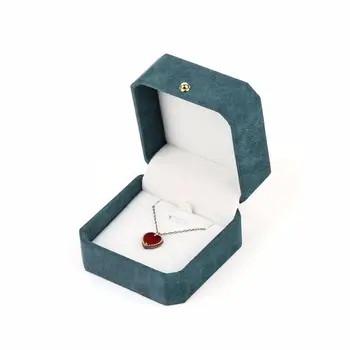 Luksuzno Prsten od umjetne kože Privjesak za Pakiranje Kutija Oprema Zaručnički Prsten Izlog Organizator Poklon Kutije za Nakit